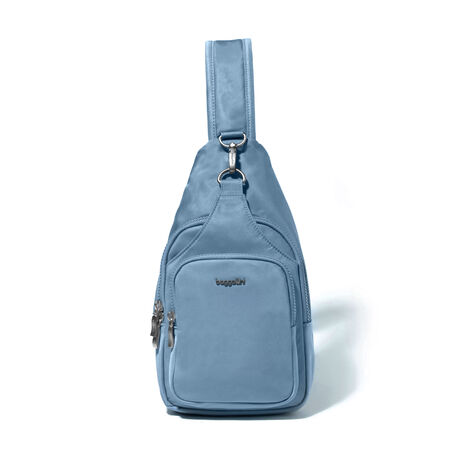 Baggallini Central Park Sling - Cornflower Twill