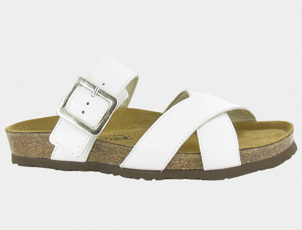Naot Chicago: Soft White Leather