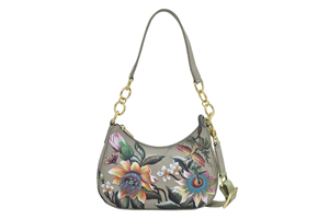 Anuschka Small Convertible Hobo - Floral Passion