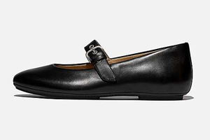 FitFlop DELICATO Soft Leather Mary Janes: Black