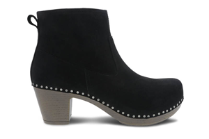 Dansko Sarah: Black Milled Nubuck
