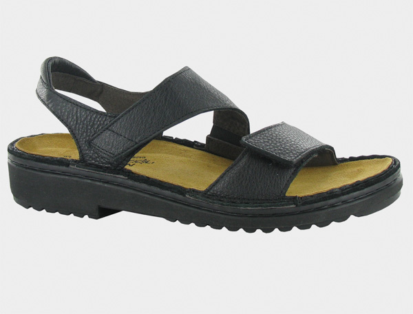 Naot Enid: Jet Black Leather
