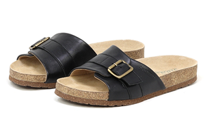 Stegmann Women's Ella Slide Sandal: Black