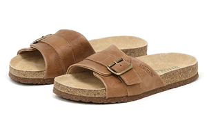 Stegmann Women's Ella Slide Sandal: Tan