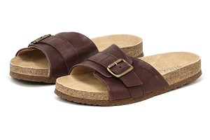 Stegmann Women's Ella Slide Sandal: Tobacco