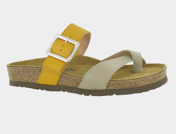 Naot Fresno: Soft Beige Lthr/Marigold Lthr