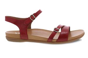 Dansko Janelle: Red Glazed Calf