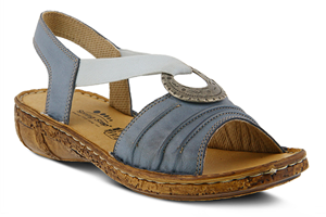 Spring Step Karmel Sandal: Denim Blue