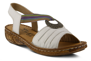 Spring Step Karmel Sandal: White