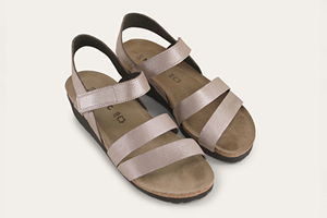Naot Kayla: Silver Threads Leather