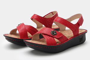 Alegria Kelsi Fondly Red Sandal