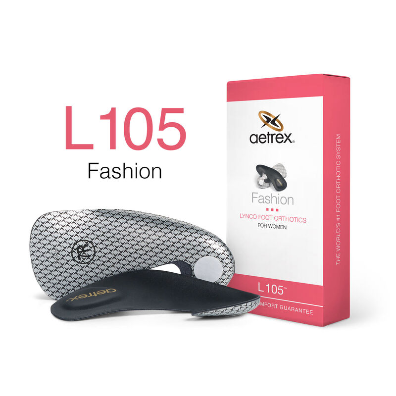 Women's Aetrex Insoles: L105 Fashion Orthotics with Metatarsal Support
