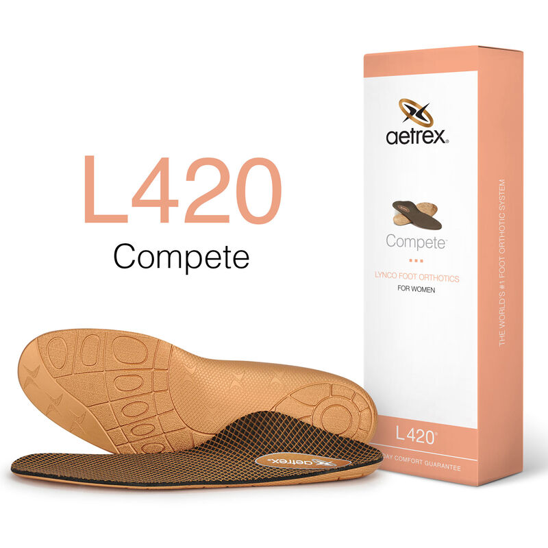 Women's Aetrex Insoles: L420 Compete Posted Orthotics