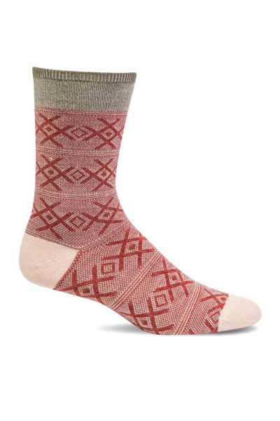 Sockwell Women's Cabin Therapy Essential Comfort Sock: Red Rock