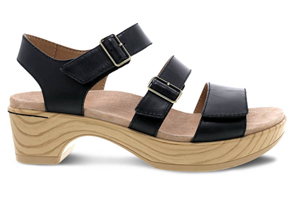Dansko Malena: Black Smooth Calf