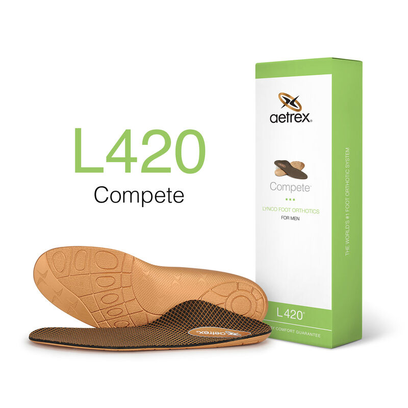 Men's Aetrex Insoles: L420 Compete Posted Orthotics