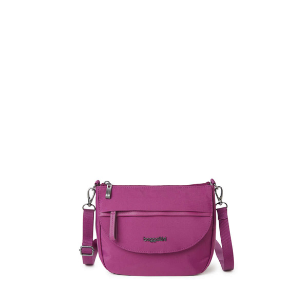 Baggallini Pocket Crossbody 2.0 With RFID: Wild Plum