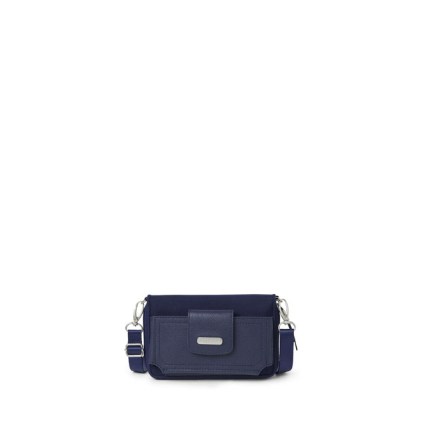 Baggallini RFID Phone Wallet Crossbody: Navy