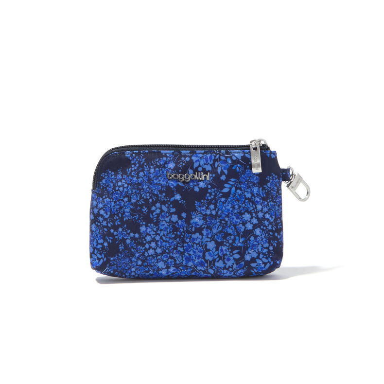 Baggallini On The Go Daily RFID Pouch - Ink Hydrangea