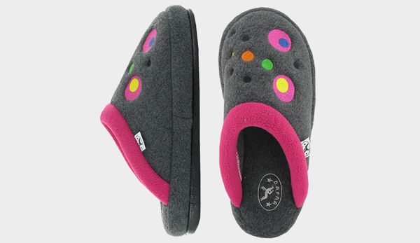 Naot Repose: Gray/Pink Circles