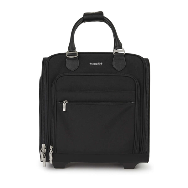 Baggallini 2-Wheel Underseat Carry-On: Black