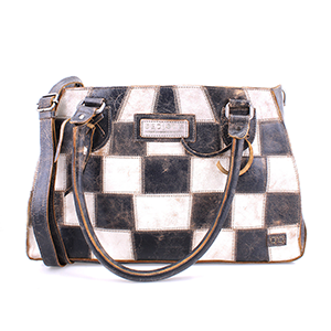 BED|STÜ Rockababy SL Full-Grain Leather Patchwork Bag