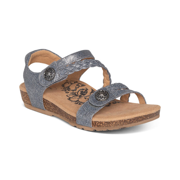 Aetrex Women's Jillian Sandals- Denim main image 1