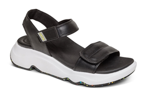 Aetrex Whit Sandal: Black