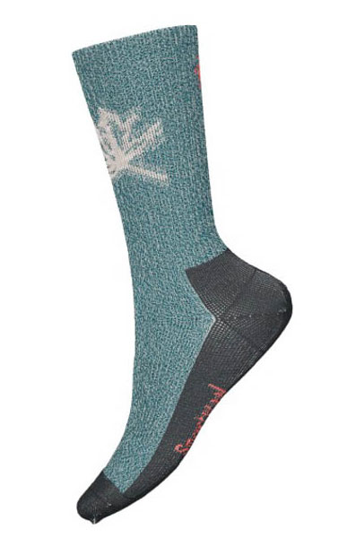 Smartwool Women's Hike Classic Edition Light Cushion Leaf Pattern Crew Socks