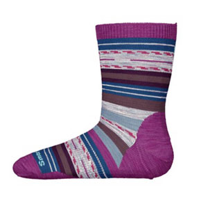 Smartwool - Kids' Hike Full Cushion Margarita Crew Socks: Meadow Mauve