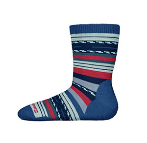 Smartwool - Kids' Hike Full Cushion Margarita Crew Socks: Neptune Blue