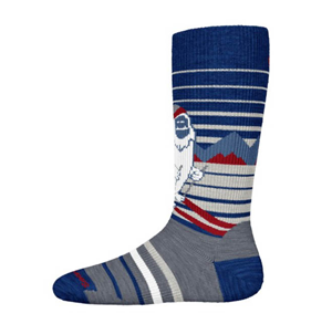 Smartwool - Kids' Wintersport Full Cushion Yeti Pattern OTC Socks: Alpine Blue