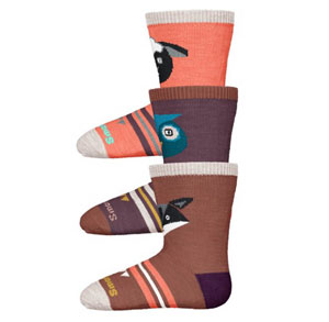 Smartwool - Toddler Trio Socks: Moonbeam
