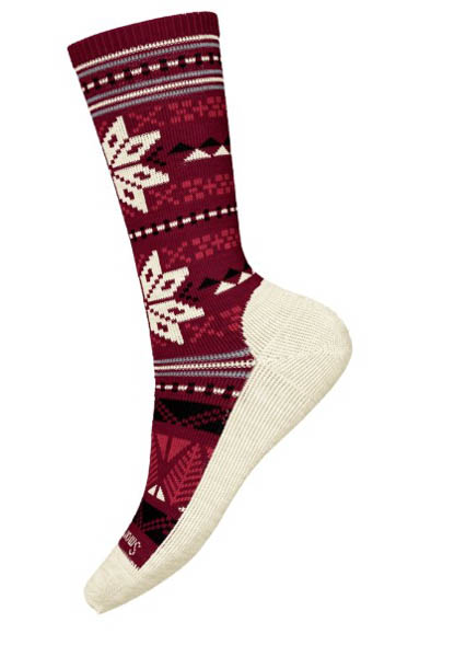Smartwool - Women's Everyday Cozy Lodge Crew Socks - Tibetan Red