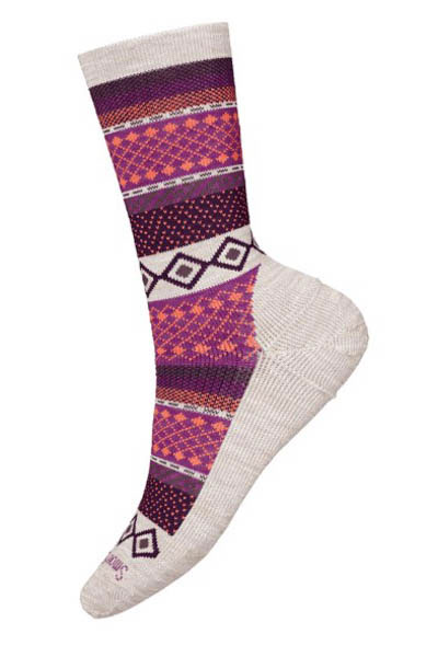 Smartwool - Women's Everyday Dazzling Wonder Crew Socks: Moonbeam