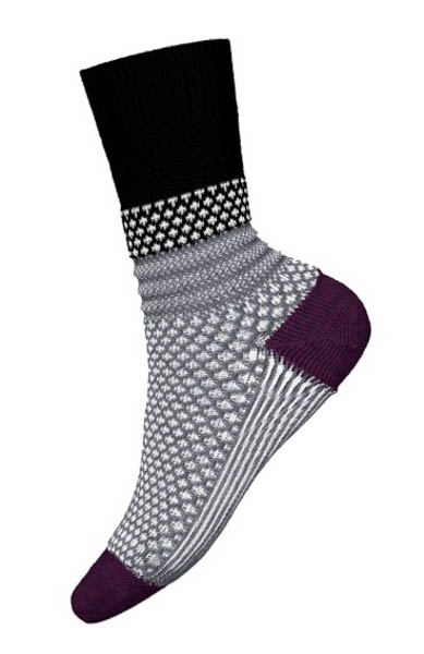 Smartwool - Women's Everyday Popcorn Cable Crew Socks - Black
