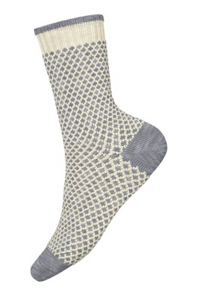 Smartwool - Women's Everyday Popcorn Polka Dot Crew Socks - Natural
