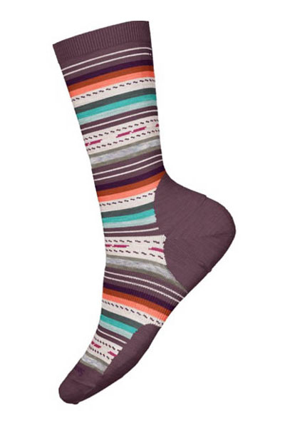 Smartwool - Women's Everyday Margarita Crew Socks: Argyle Purple
