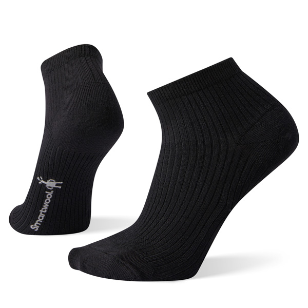 Women's Smartwool Sock: Texture Mini Boot Sock Black