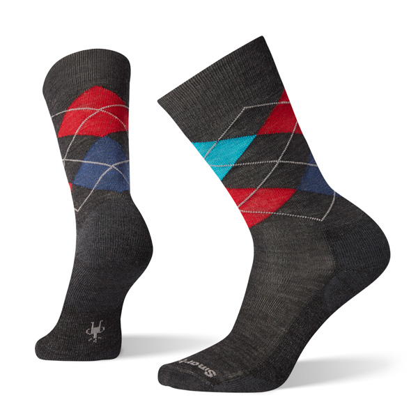 Smartwool Men's Diamond Jim Crew Sock: Charcoal