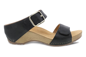 Dansko Tanya: Black Milled Burnished