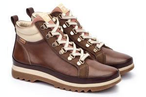 Pikolinos Vigo Lace-up Ankle Boots - W3W-8564: Topo