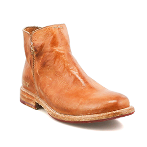 BED|STÜ Yurisa Women’s Full-Grain Leather Short Boots: Tan Dip Dye Tremolo