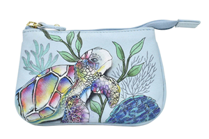 Anuschka Medium Zip Pouch - Underwater Beauty