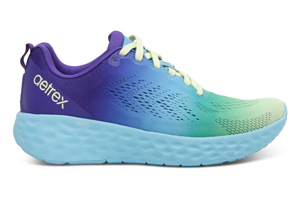 Aetrex Danika Lace Up Lime Fade