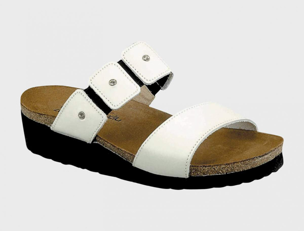 Naot Ashley: White Leather