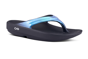 OOFOS Women's OOLALA Luxe Sandal: Atlantis