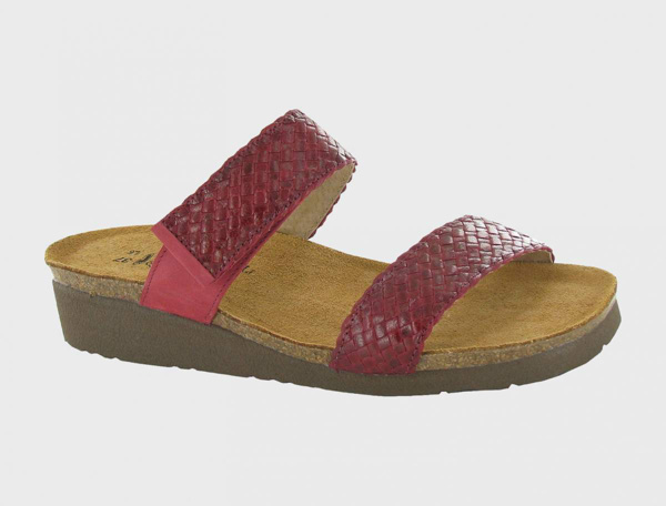 Naot Blake: Brick Red Nubuck/Red Braid