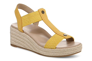 Vionic Calera Wedge: Butter Yellow
