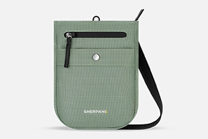 Sherpani Prima AT Travel Crossbody: Aloe Mist Green